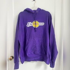 Uncivilized Lakers hoodie Mr Foamer Simpson Size L